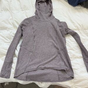 lululemon athletica Gray Hoodie Sweatshirt